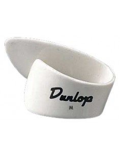 Dunlop Onglet de pouce 9013 Blanc Medium