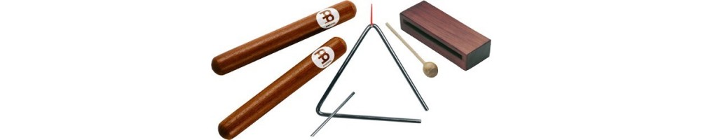 Claves, Triangles et Woodblock